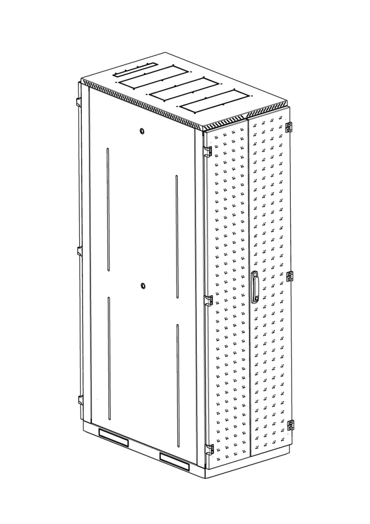 2 Серверный шкаф ЦМО, двойные перфорированные двери..jpg